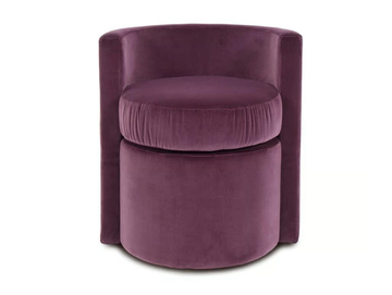 LAB #008 - Velvet easy chair with armrests by Crearte Collections - view 2